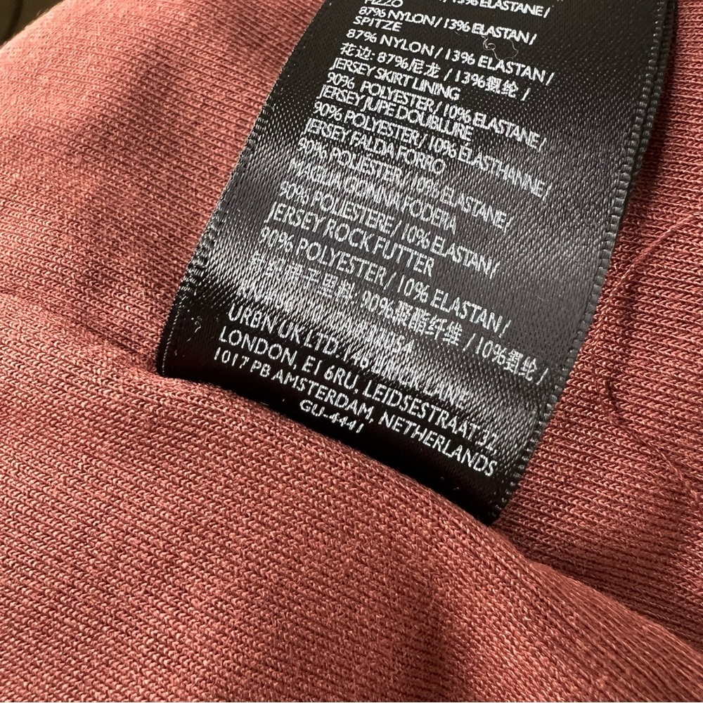 Urban Outfitters Chocolate Brown Lace Bustier Sleeveless Mini Dress Sz L NWT - Picture 10 of 16